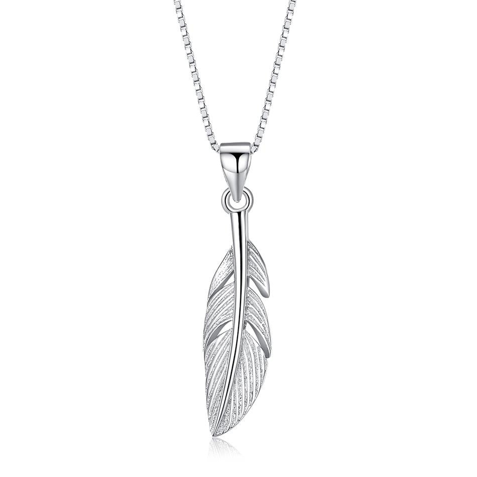 Silberfeder, Kette, Naturschoen - #feder, #s925, #sterling, #sterlingsilber