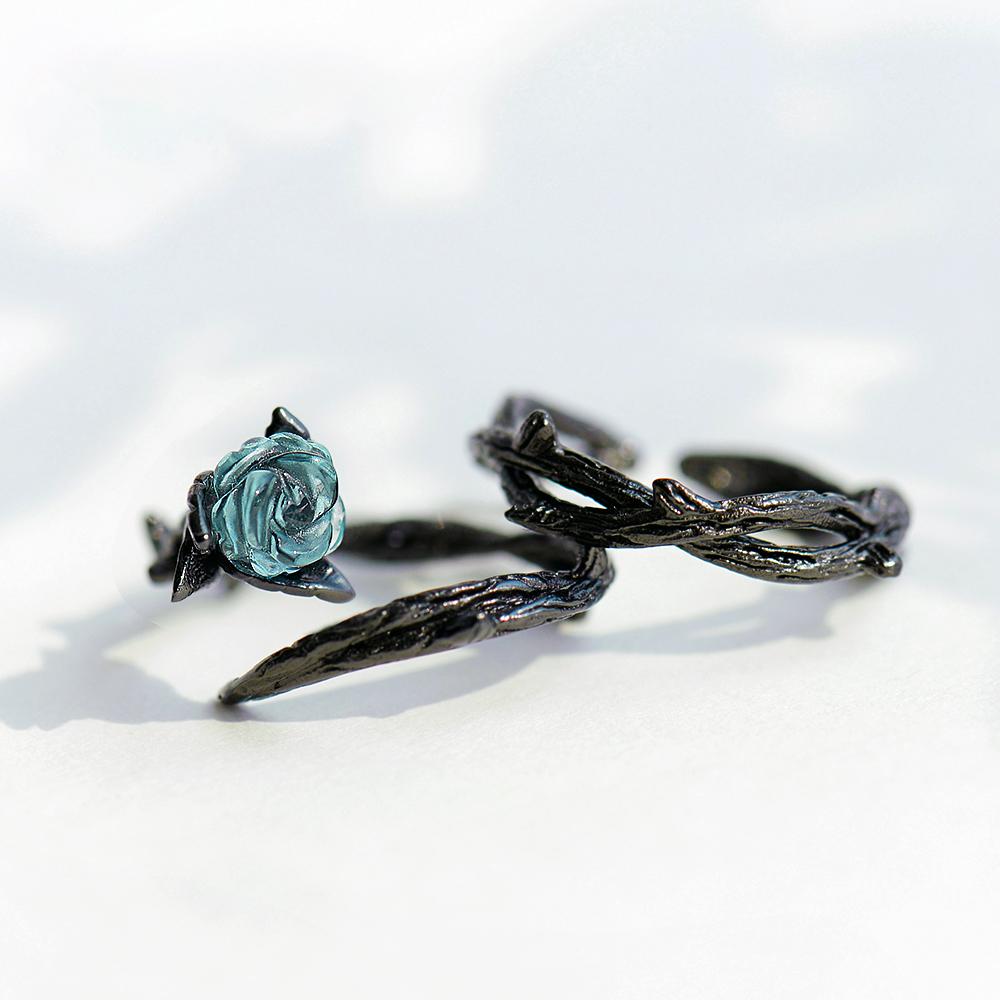 Blue rose ring discount
