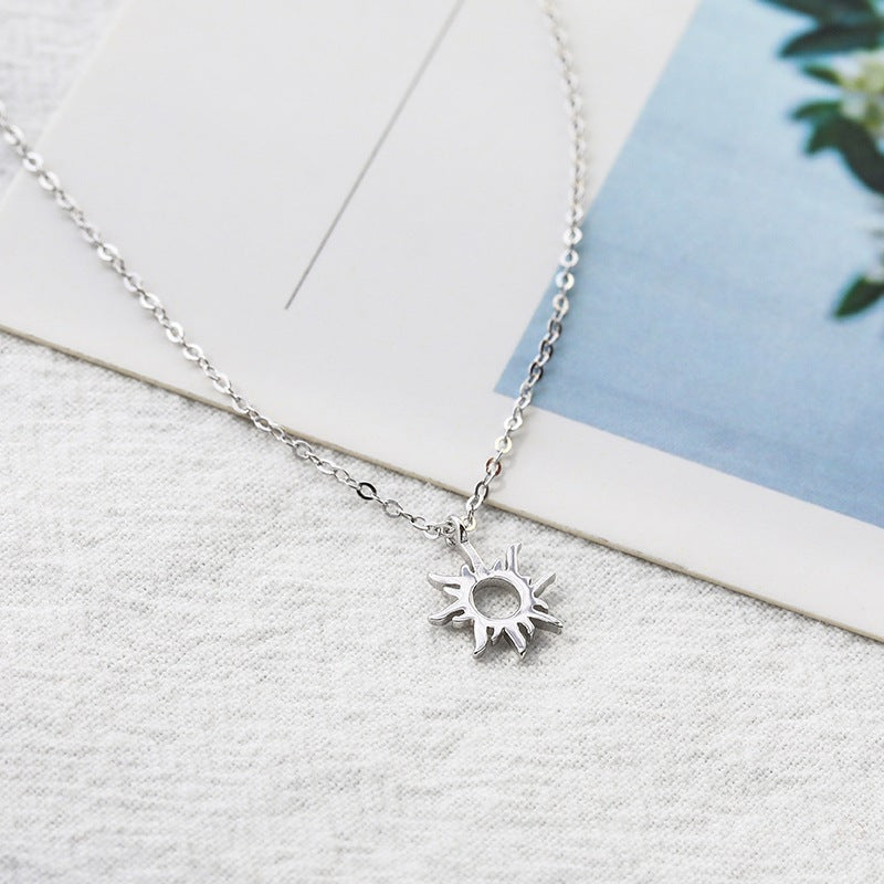 Sonnenkette, Kette, Naturschoen - #himmel, #sonne, #sterlingsilber