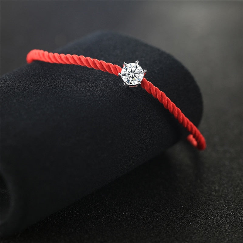 Sternenband, Armband, Naturschoen - #bunt, #himmel, #sommer, #sterlingsilber, Kristall, Seil