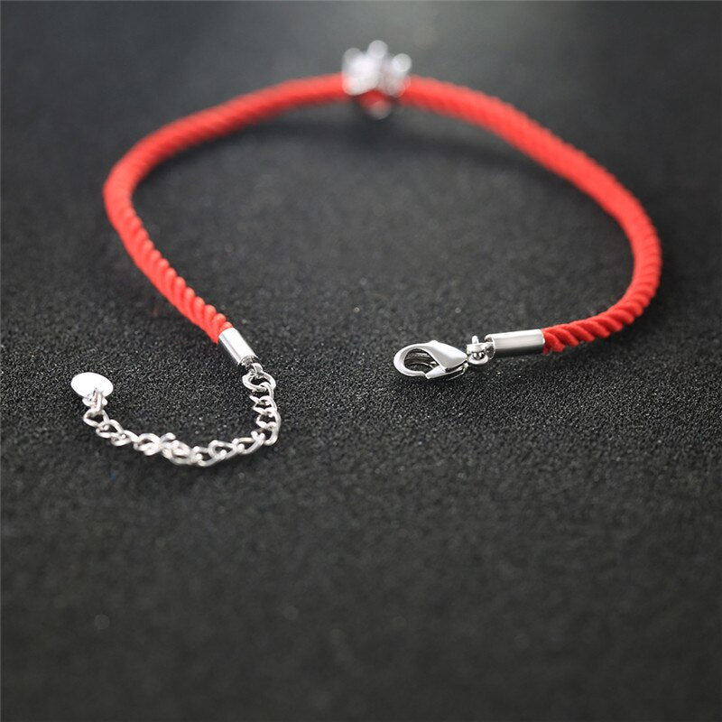 Sternenband, Armband, Naturschoen - #bunt, #himmel, #sommer, #sterlingsilber, Kristall, Seil