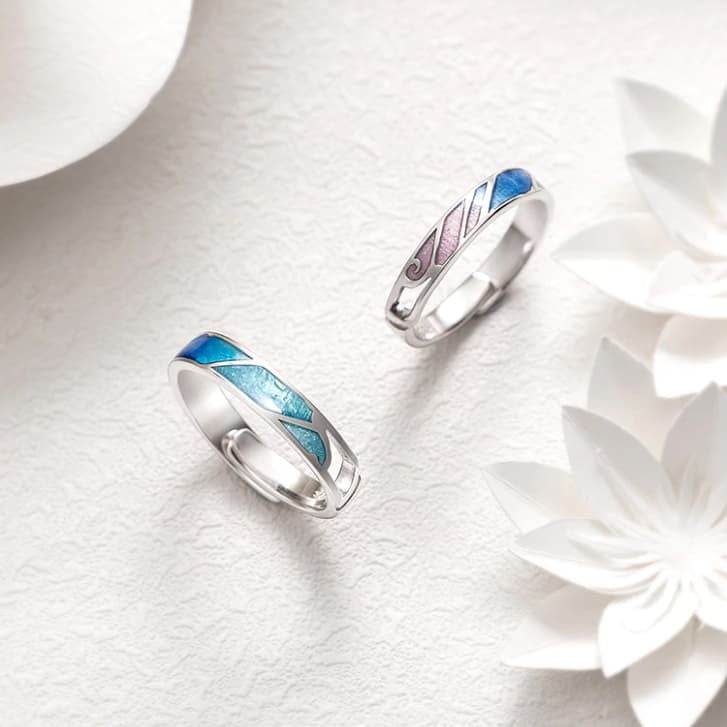 Sturmnacht, Ring, Naturschoen - #sterlingsilber, #winter