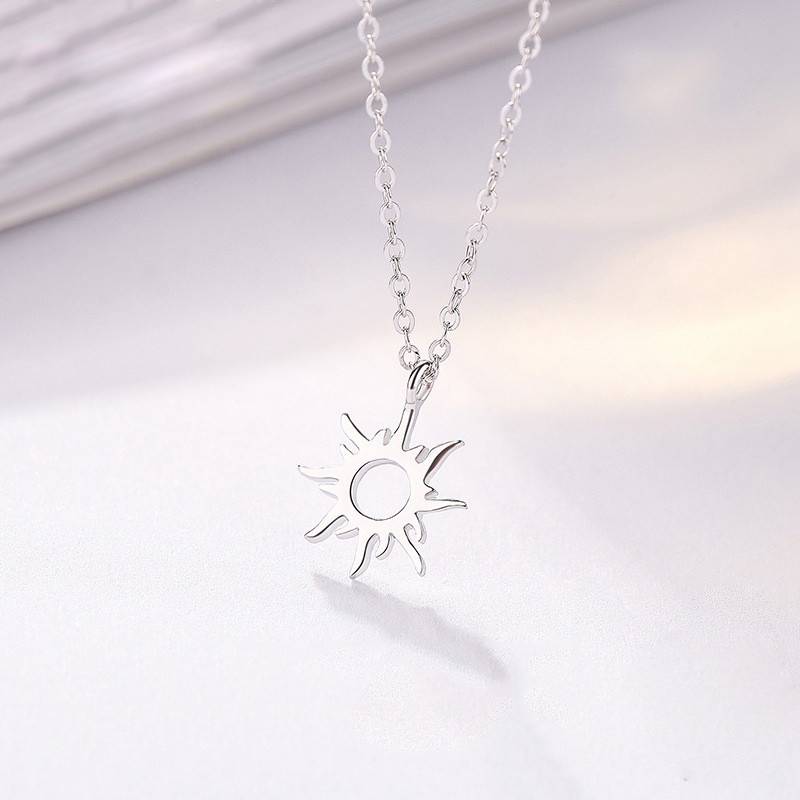Sonnenkette, Kette, Naturschoen - #himmel, #sonne, #sterlingsilber