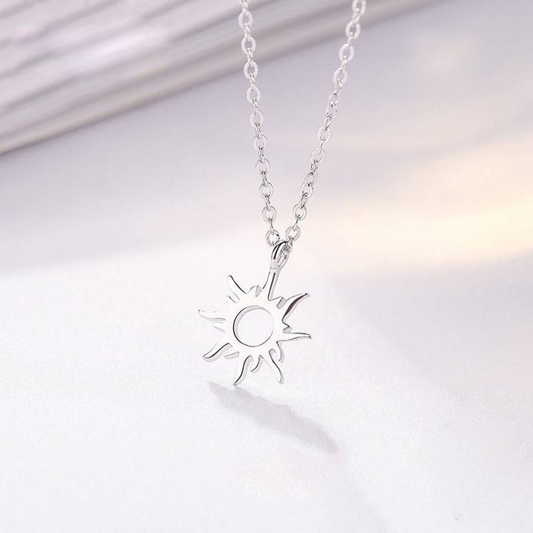 Sonnenkette, Kette, Naturschoen - #himmel, #sonne, #sterlingsilber