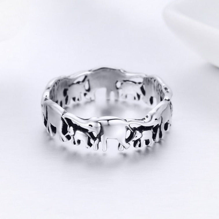 Elefantenring, Ring, Naturschoen - #925, #altsilber, #elefant, #s925, #sommer, #sterlingsilber, #tier, #tiere