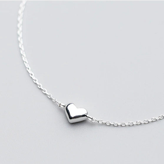 Liebesband, Armband, Naturschoen - #herz, #sterlingsilber
