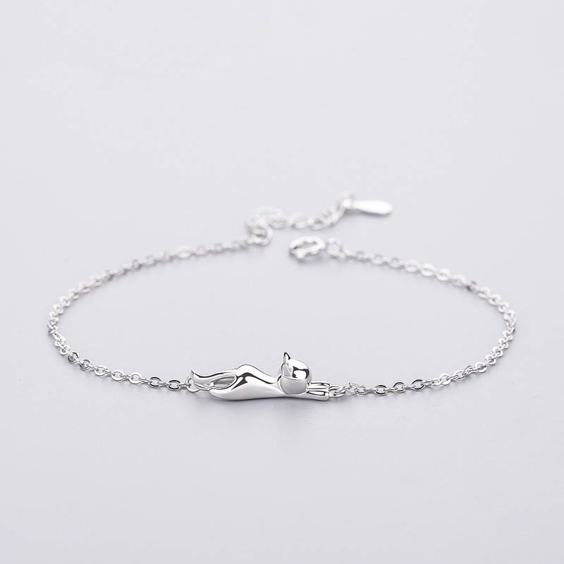 Kätzchenband, Armband, Naturschoen - #925, #haustier, #katze, #sterlingsilber, #tiere, tier