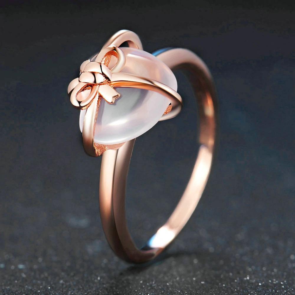 Liebesring, Ring, Naturschoen - #herz, #rosegold, #sterlingsilber