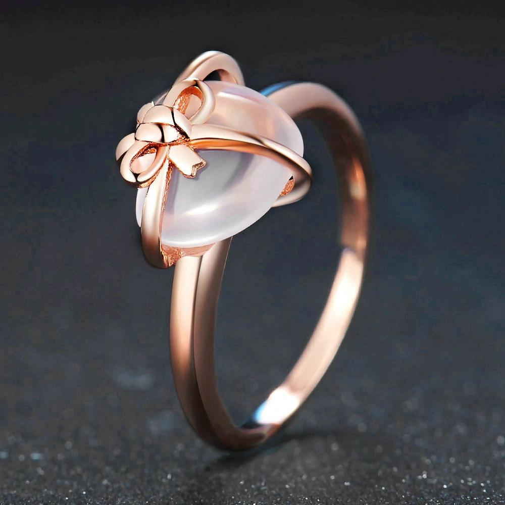 Liebesring, Ring, Naturschoen - #herz, #rosegold, #sterlingsilber