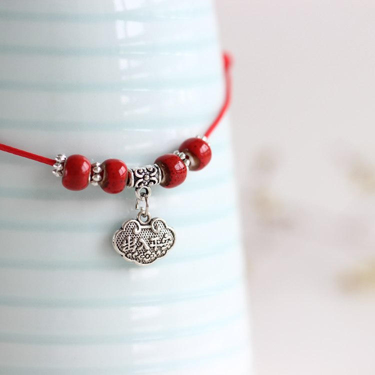 Geheimnisvoll, Armband, Naturschoen - #bunt, #keramik, #sommer