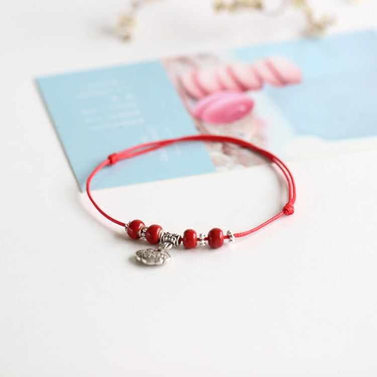 Geheimnisvoll, Armband, Naturschoen - #bunt, #keramik, #sommer