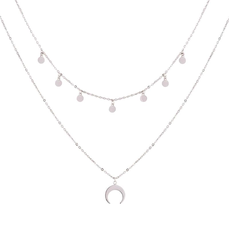 Mondkette, Kette, Naturschoen - #golden, #himmel, #layer, #mond
